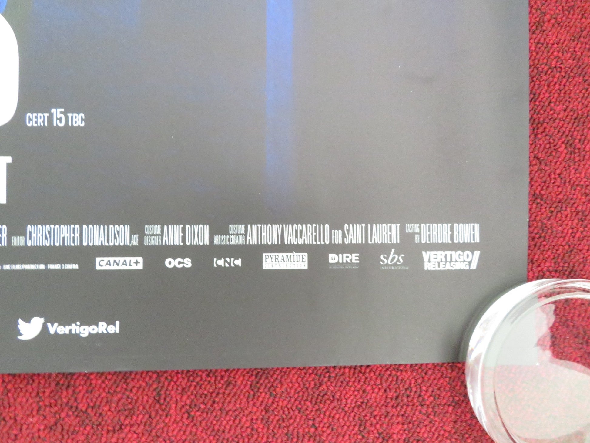 THE SHROUDS UK QUAD ROLLED POSTER GUY PEARCE VINCENT CASSEL 2024 Movie posters