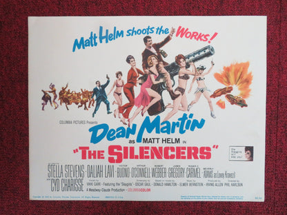 THE SILENCERS US LOBBY CARD FULL SET DEAN MARTIN STELLA STEVENS 1966 Movie posters