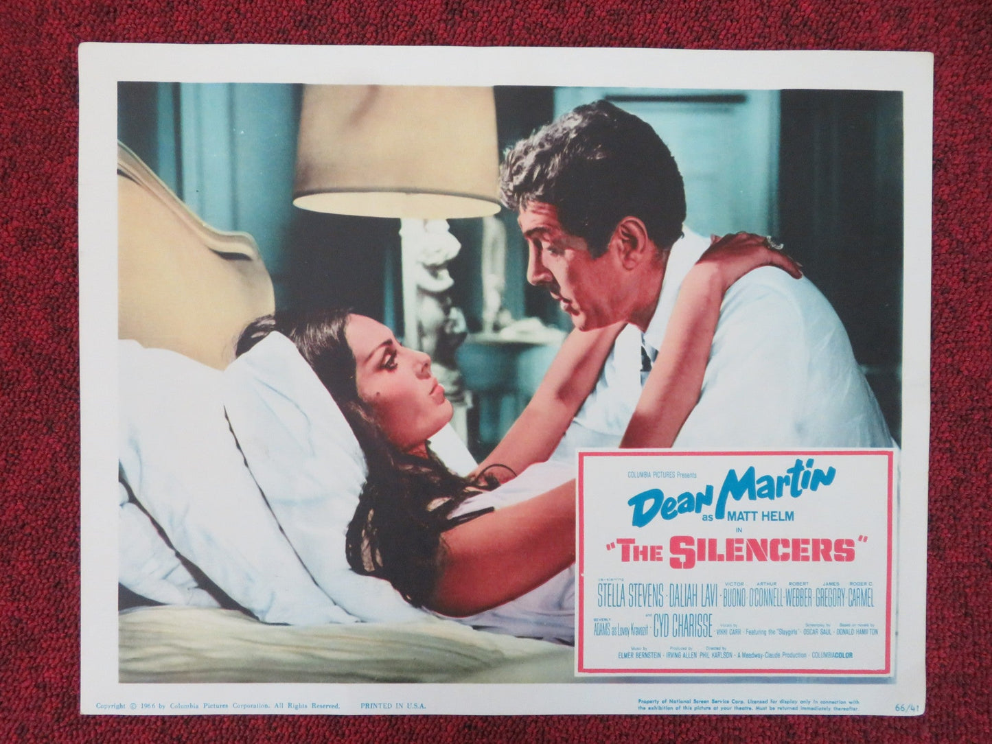 THE SILENCERS US LOBBY CARD FULL SET DEAN MARTIN STELLA STEVENS 1966 Movie posters