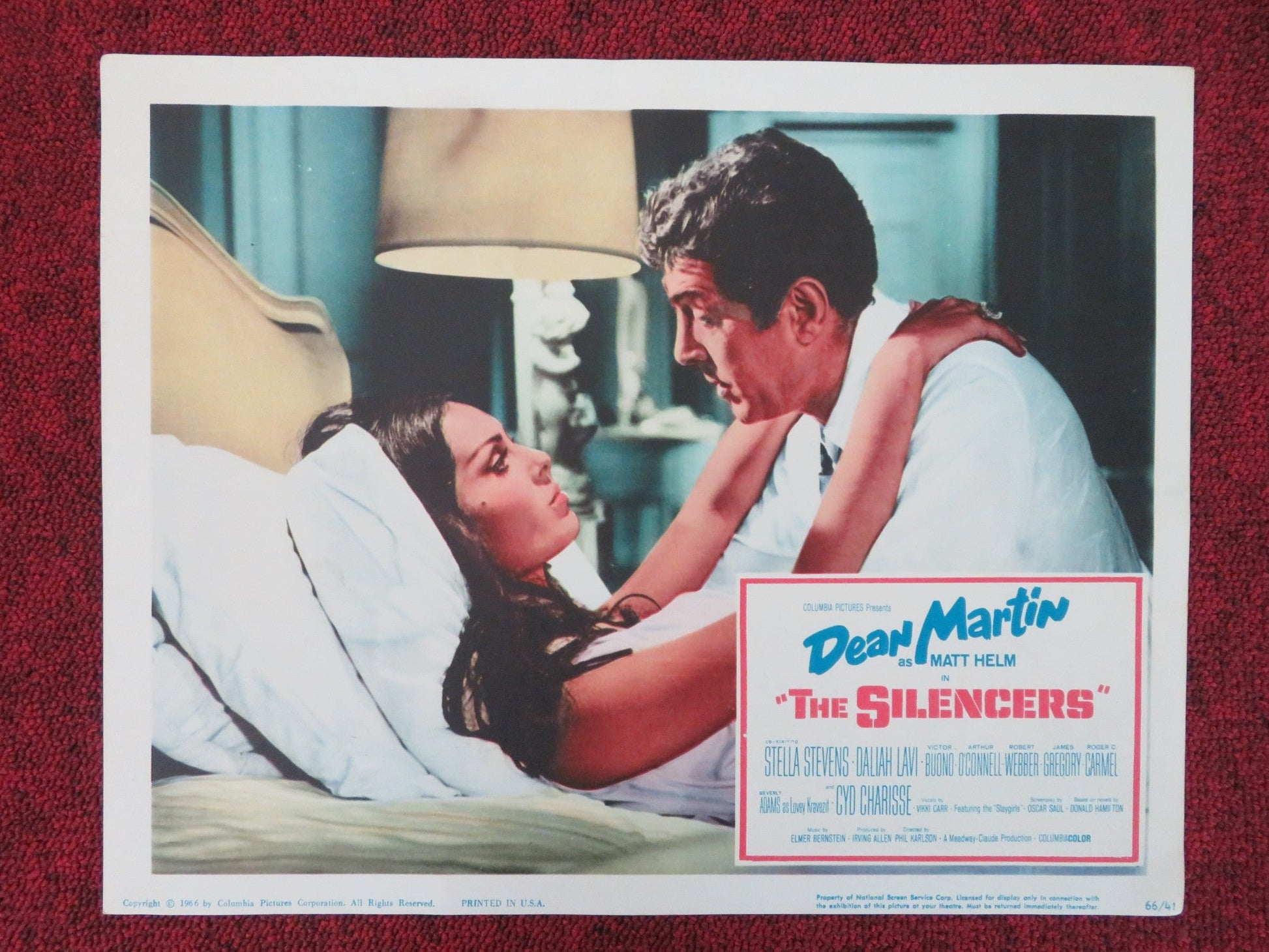 THE SILENCERS US LOBBY CARD FULL SET DEAN MARTIN STELLA STEVENS 1966 Movie posters