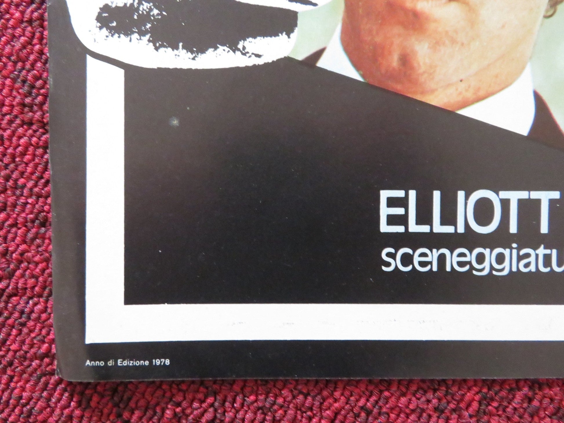 THE SILENT PARTNER - A ITALIAN FOTOBUSTA POSTER ELLIOTT GOULD PLUMMER 1978 Rendezvous Cinema Movie posters