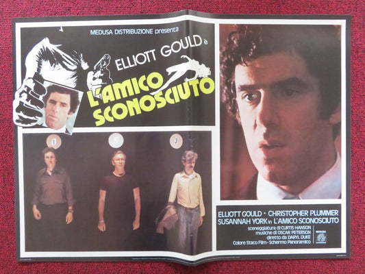 THE SILENT PARTNER - B ITALIAN FOTOBUSTA POSTER ELLIOTT GOULD PLUMMER 1978 Rendezvous Cinema Movie posters