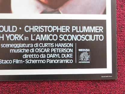 THE SILENT PARTNER - B ITALIAN FOTOBUSTA POSTER ELLIOTT GOULD PLUMMER 1978 Rendezvous Cinema Movie posters