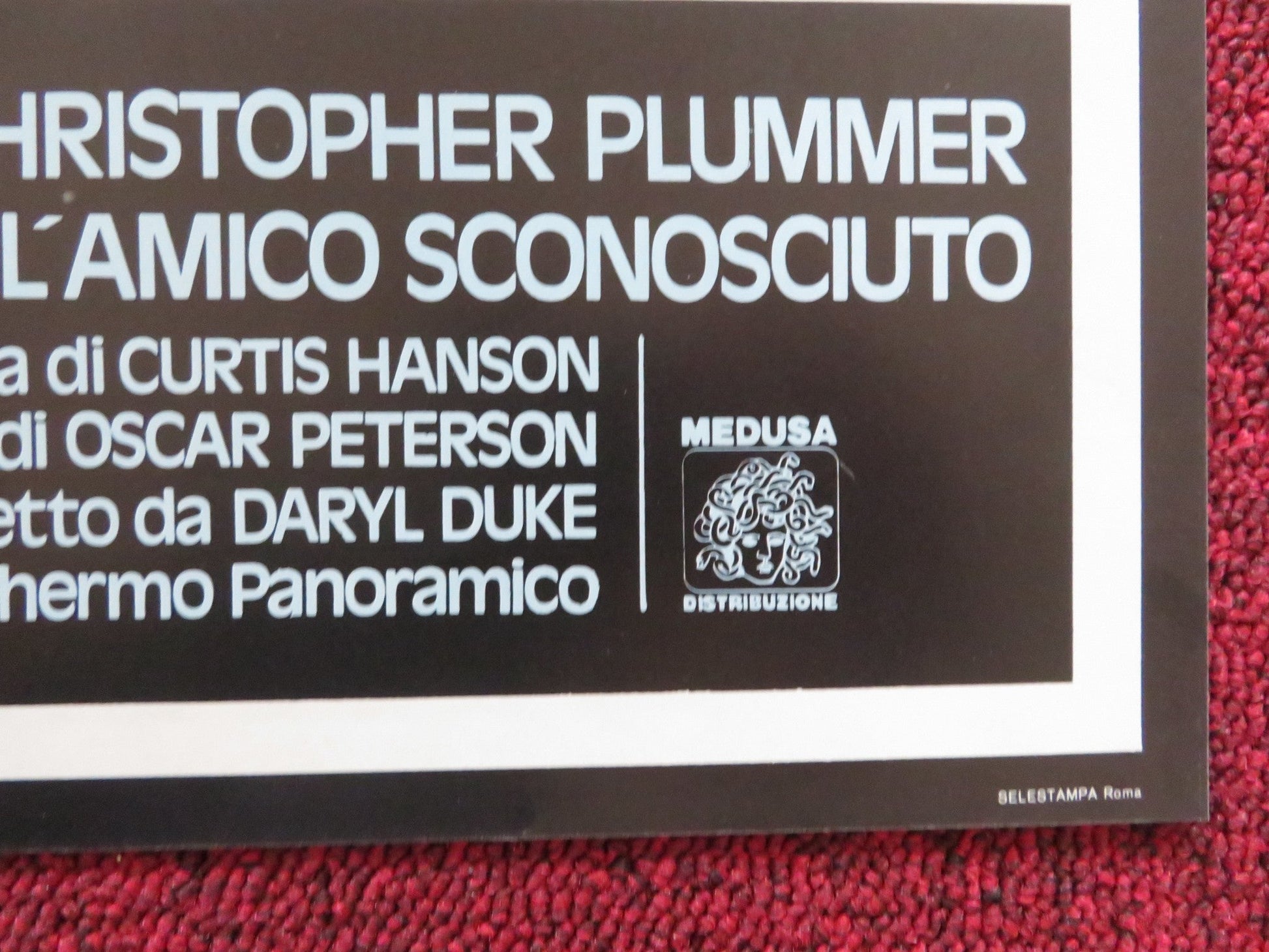 THE SILENT PARTNER - C ITALIAN FOTOBUSTA POSTER ELLIOTT GOULD PLUMMER 1978 Rendezvous Cinema Movie posters