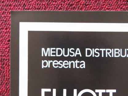 THE SILENT PARTNER - D ITALIAN FOTOBUSTA POSTER ELLIOTT GOULD PLUMMER 1978 Rendezvous Cinema Movie posters