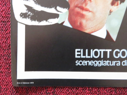 THE SILENT PARTNER - E ITALIAN FOTOBUSTA POSTER ELLIOTT GOULD PLUMMER 1978 Rendezvous Cinema Movie posters