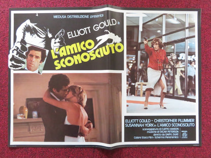 THE SILENT PARTNER - F ITALIAN FOTOBUSTA POSTER ELLIOTT GOULD PLUMMER 1978 Rendezvous Cinema Movie posters