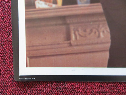 THE SILENT PARTNER - F ITALIAN FOTOBUSTA POSTER ELLIOTT GOULD PLUMMER 1978 Rendezvous Cinema Movie posters