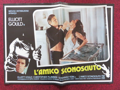 THE SILENT PARTNER - H ITALIAN FOTOBUSTA POSTER ELLIOTT GOULD PLUMMER 1978 Rendezvous Cinema Movie posters