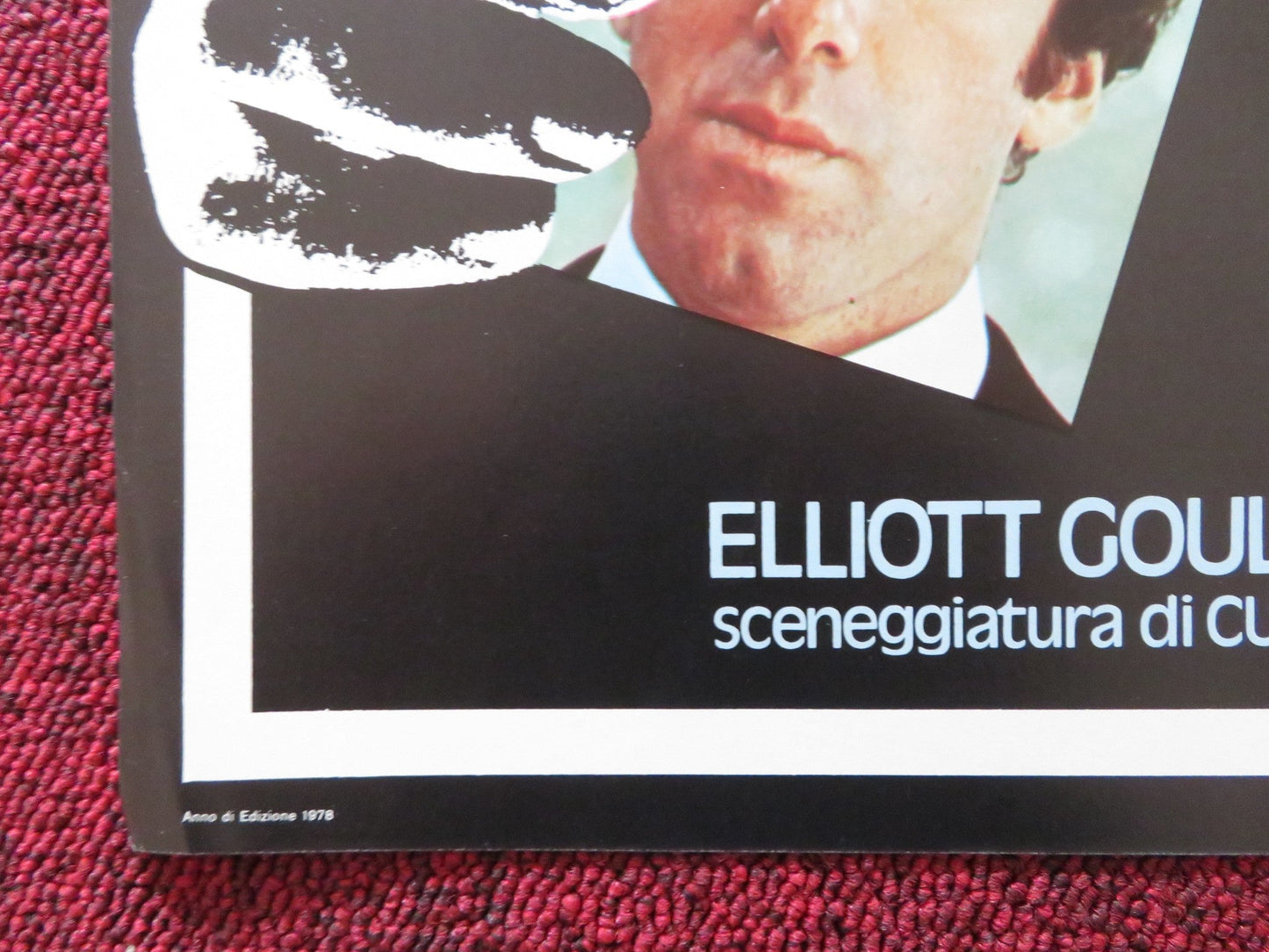 THE SILENT PARTNER - H ITALIAN FOTOBUSTA POSTER ELLIOTT GOULD PLUMMER 1978 Rendezvous Cinema Movie posters