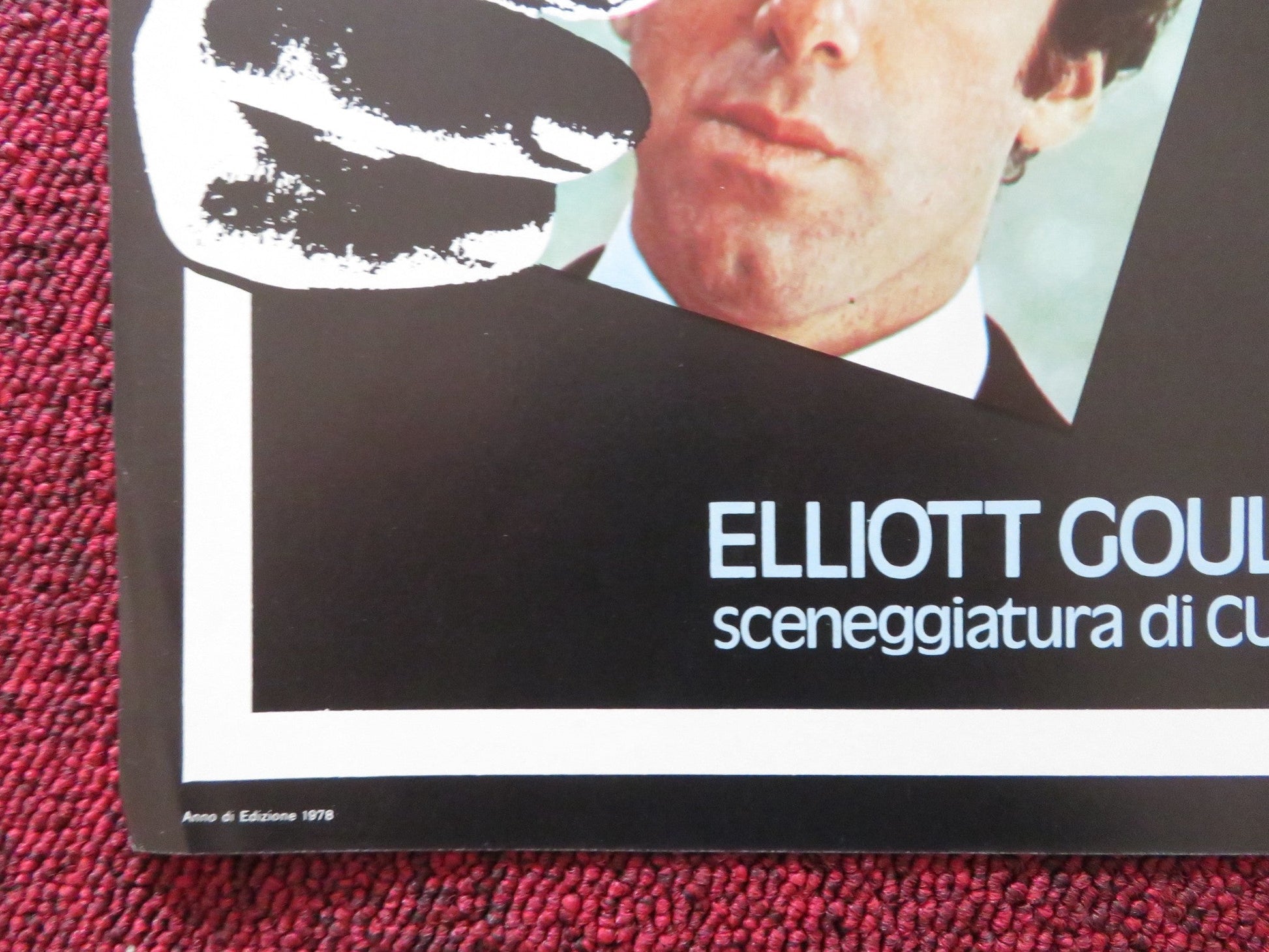 THE SILENT PARTNER - H ITALIAN FOTOBUSTA POSTER ELLIOTT GOULD PLUMMER 1978 Rendezvous Cinema Movie posters