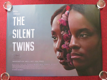 THE SILENT TWINS UK QUAD ROLLED POSTER LETITIA WRIGHT TAMARA LAWRANCE 2022 Rendezvous Cinema Movie posters