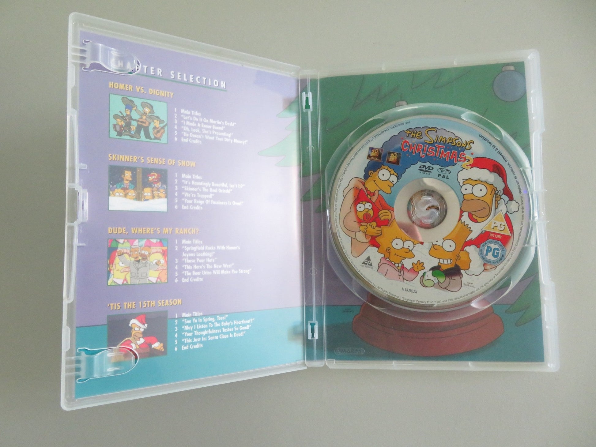 THE SIMPSONS: CHRISTMAS 2 (DVD) HARRY SHEARER NANCY CARTWRIGHT 2004 REGION 2 Movie posters