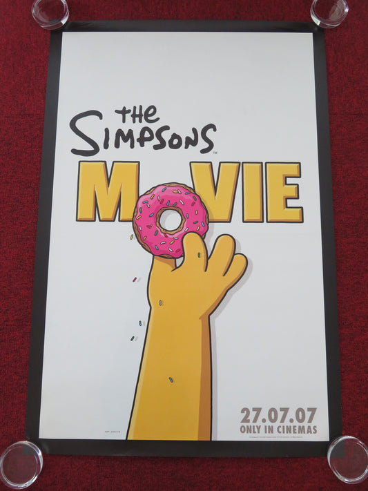 The Simpsons Movie US One Sheet Rolled Poster Dan Castellaneta Julie Kavner 2007 Movie posters
