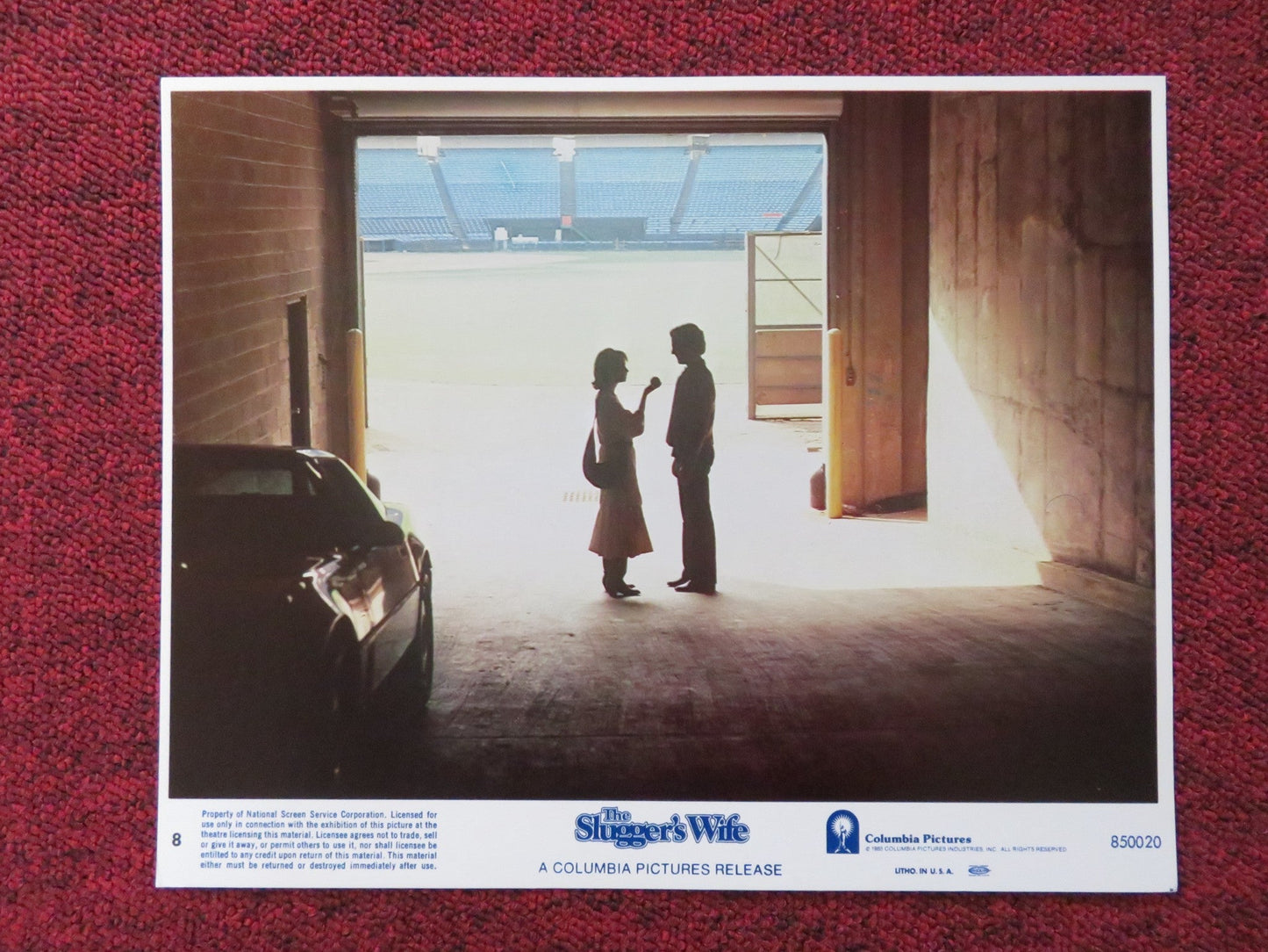 THE SLUGGER'S WIFE - 8 LOBBY CARD MICHAEL O'KEEFE REBECCA DE MORNAY 1985 Rendezvous Cinema Movie posters