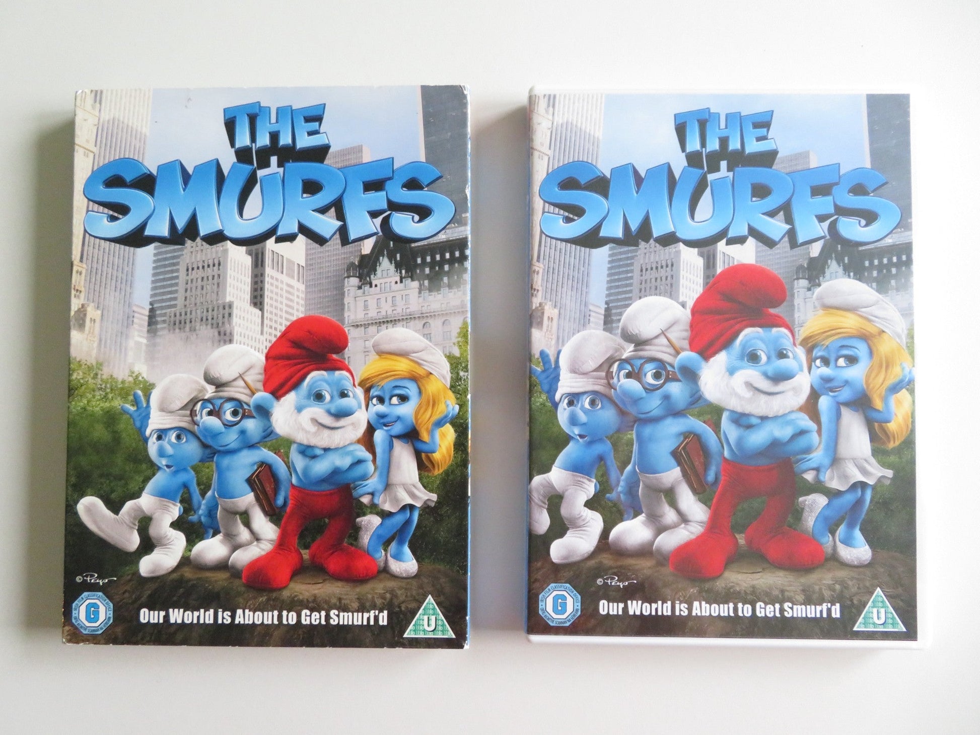 THE SMURFS - B (DVD) HANK AZARIA SOFIA VERGARA 2011 REGION 2 Movie posters