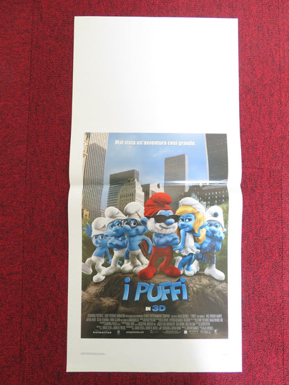 THE SMURFS ITALIAN LOCANDINA POSTER HANK AZARIA NEIL PATRICK HARRIS 2011 Rendezvous Cinema Movie posters