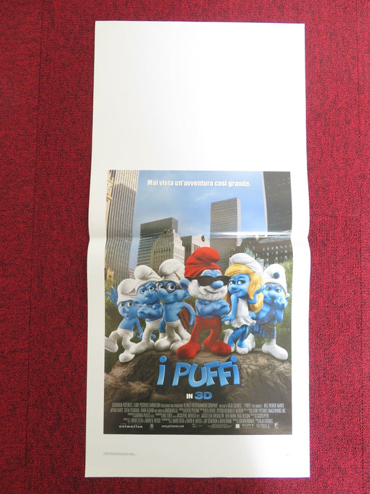 THE SMURFS ITALIAN LOCANDINA POSTER HANK AZARIA NEIL PATRICK HARRIS 2011 Rendezvous Cinema Movie posters