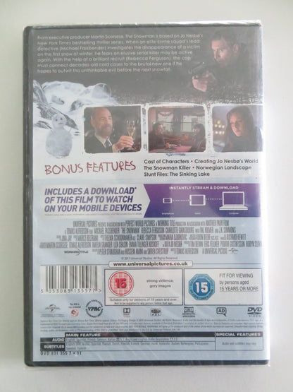 The Snowman - B (DVD) Michael Fassbender Rebecca Ferguson 2017 Region 2, 4, 5 Movie posters