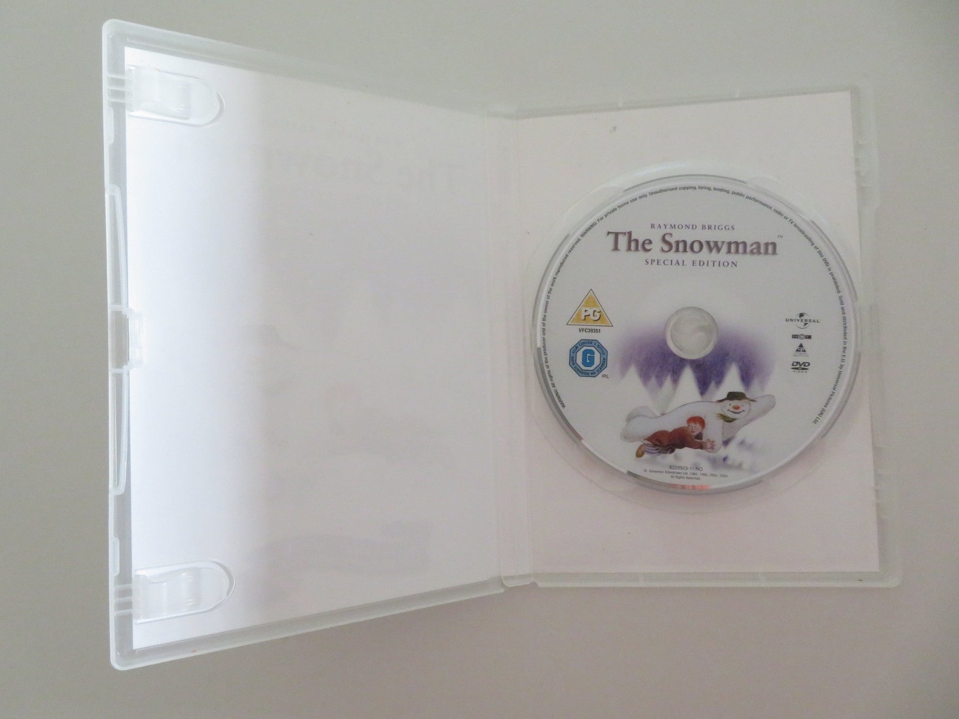 THE SNOWMAN - SPECIAL EDITION (DVD) DAVID BOWIE RAYMOND BRIGGS 1982 REGION 2, 4 - Rendezvous Cinema