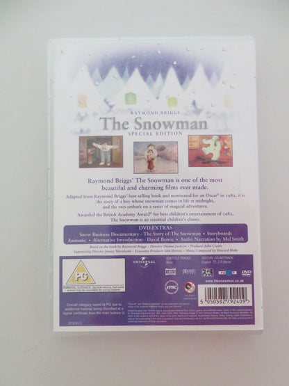 THE SNOWMAN - SPECIAL EDITION (DVD) DAVID BOWIE RAYMOND BRIGGS 1982 REGION 2, 4 - Rendezvous Cinema