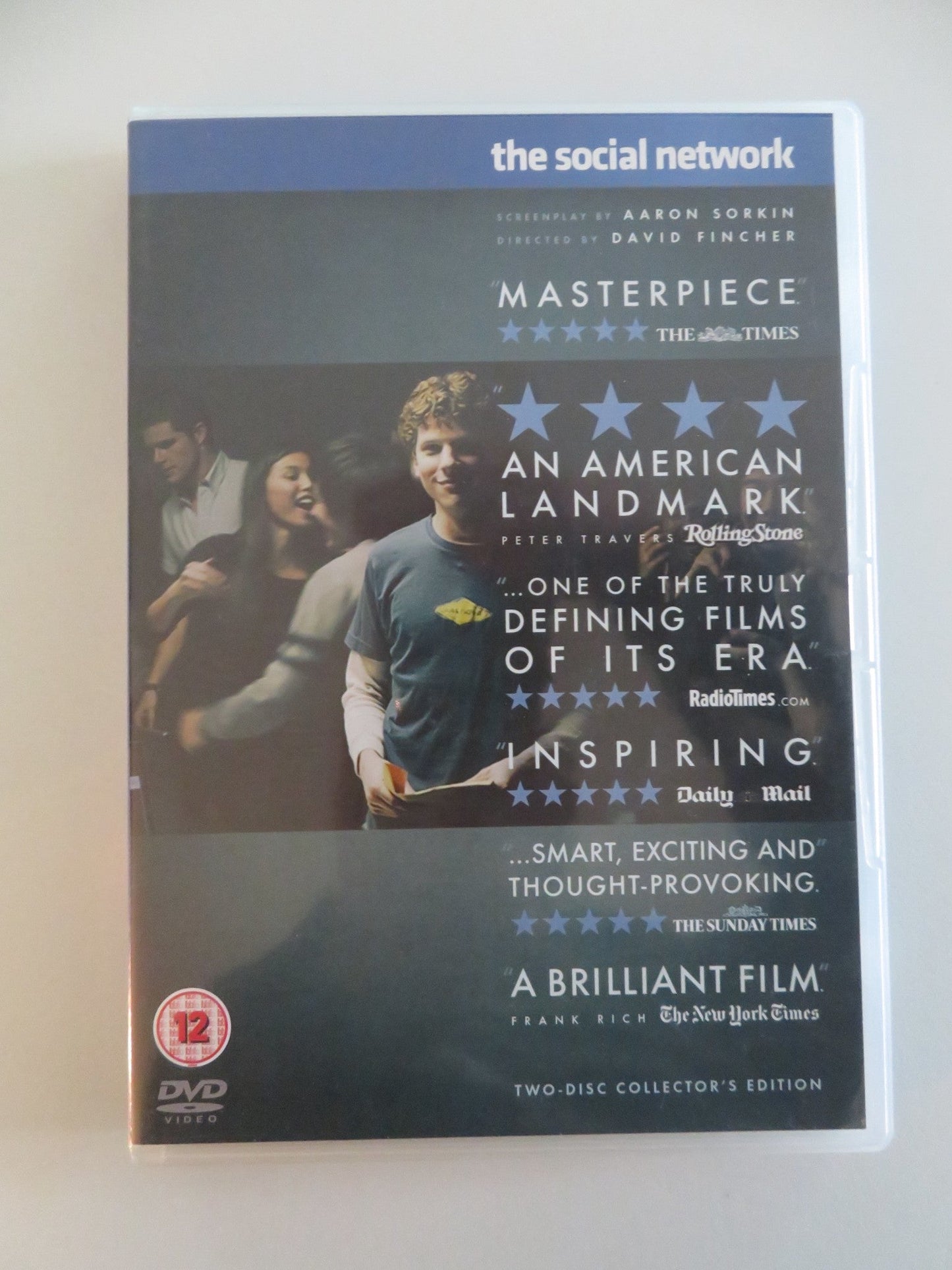 THE SOCIAL NETWORK - TWO DISC COLLECTOR'S EDITION (DVD) EISENBERG 2010 REGION 2 Movie posters
