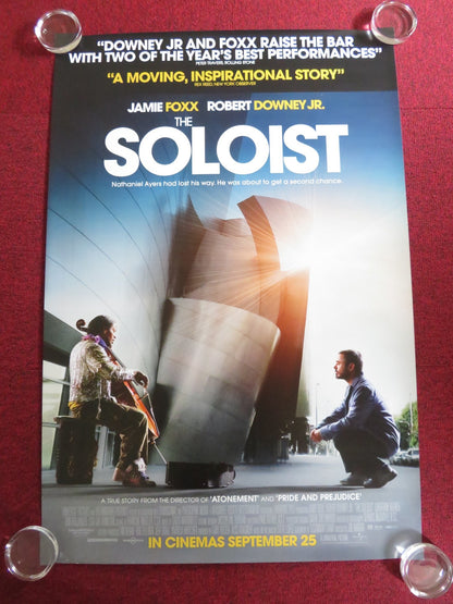 THE SOLOIST US ONE SHEET ROLLED POSTER JAMIE FOXX ROBERT DOWNEY JR. 2009 Rendezvous Cinema Movie posters