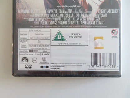 THE SONS OF KATIE ELDER - B (DVD) JOHN WAYNE DEAN MARTIN 1965 REGION 2 Rendezvous Cinema Movie posters