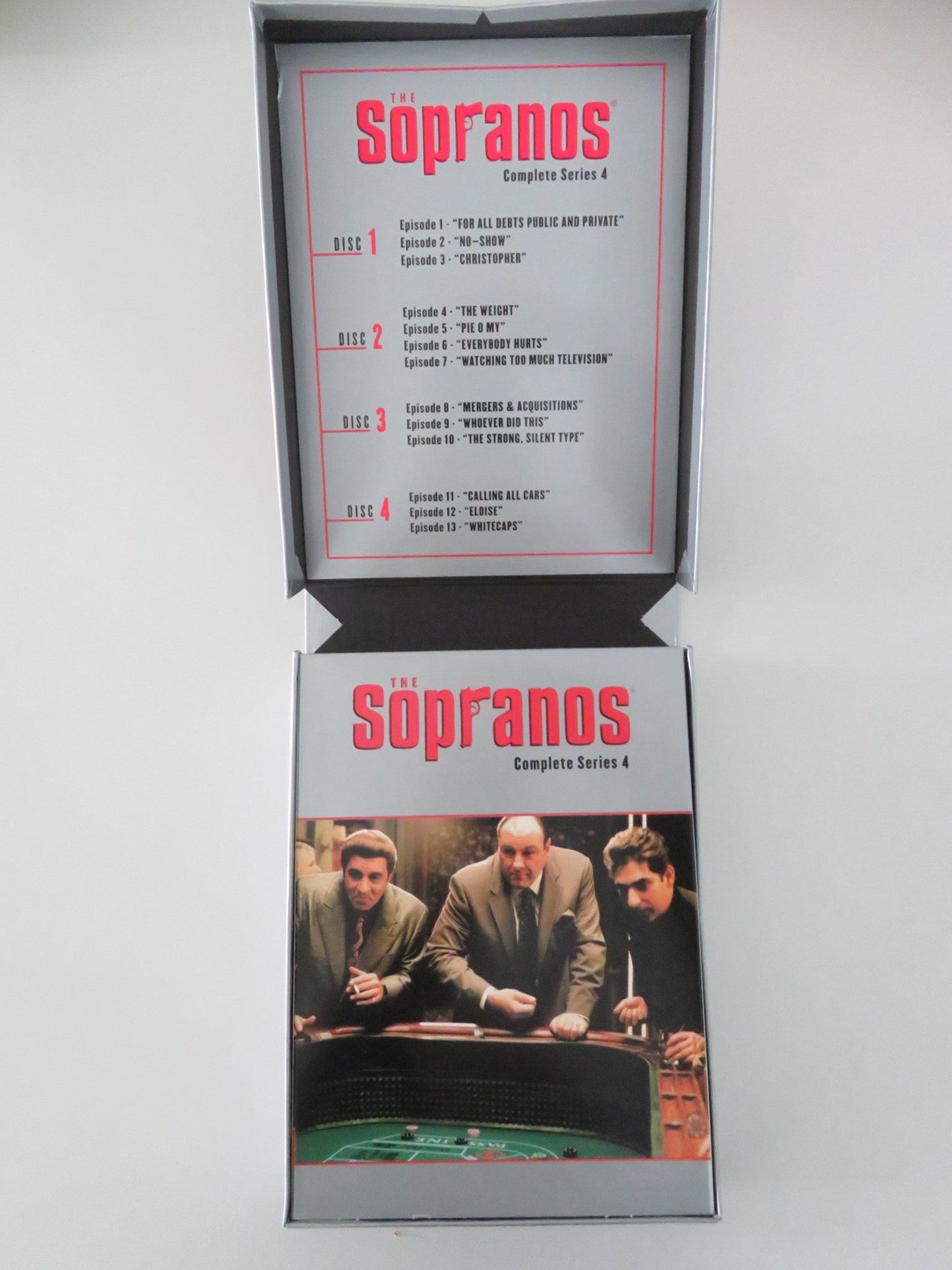 The Sopranos Complete Series 4 (DVD BoxSet) James Gandolfini 2002 Region 2 Movie posters