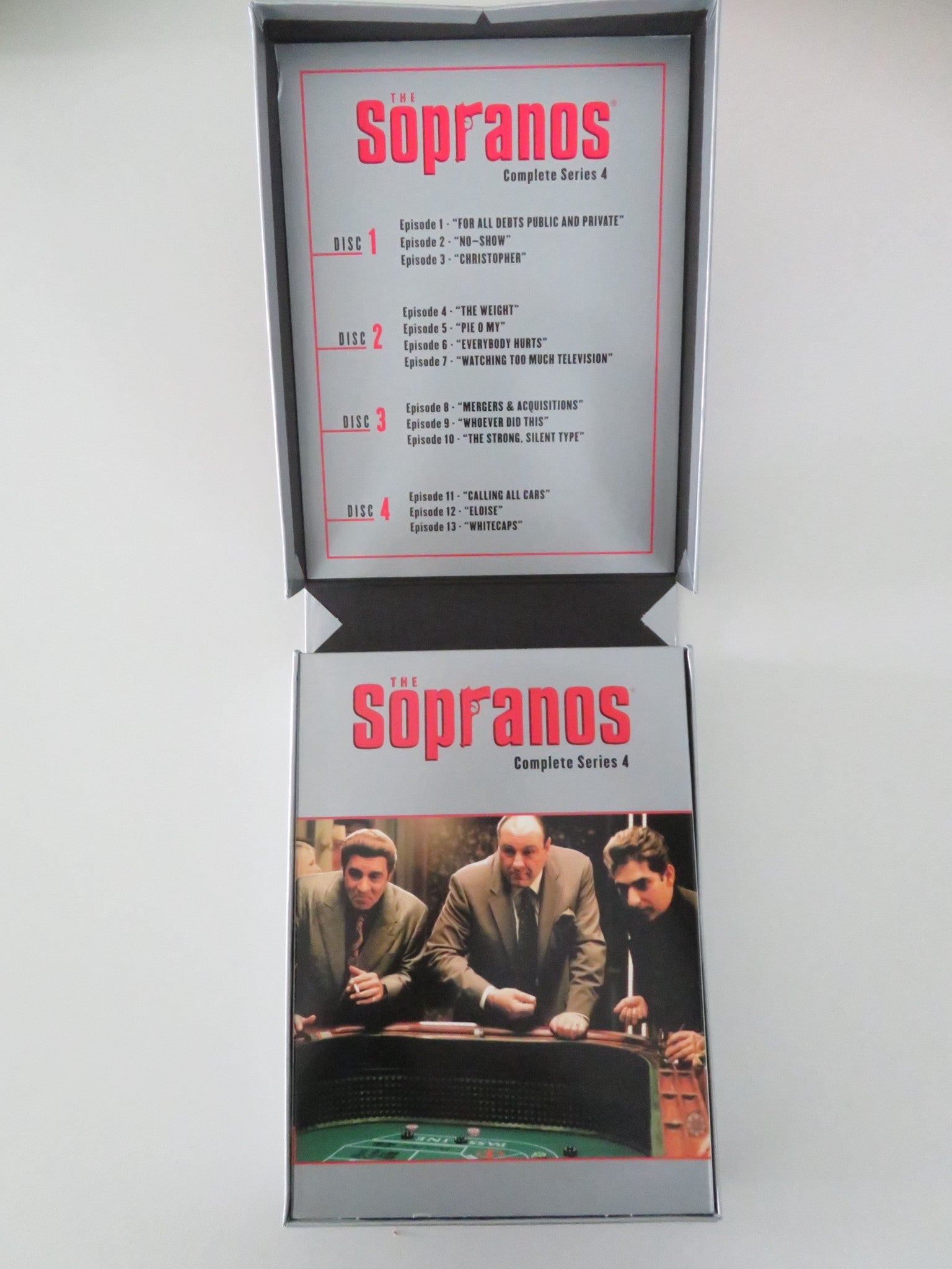 The Sopranos Complete Series 4 (DVD BoxSet) James Gandolfini 2002 Region 2 Movie posters