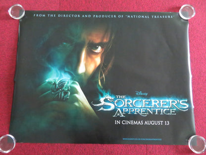 THE SORCERER'S APPRENTICE UK QUAD ROLLED POSTER DISNEY NICOLAS CAGE 2010 Movie posters