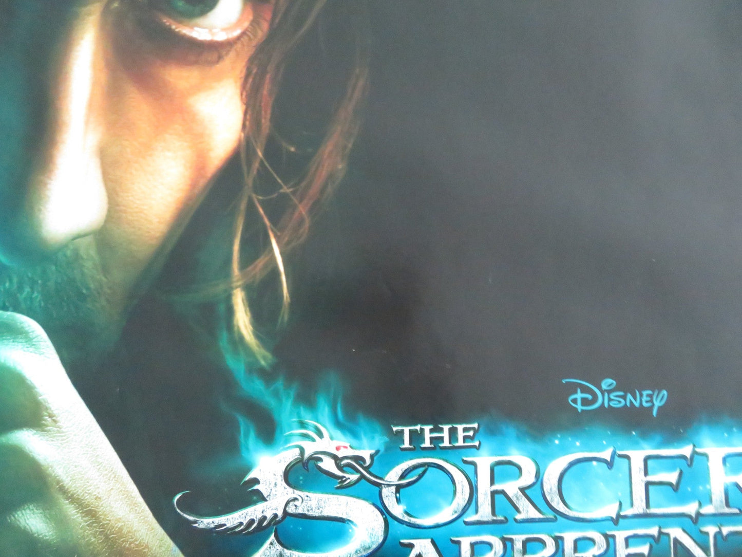 THE SORCERER'S APPRENTICE UK QUAD ROLLED POSTER DISNEY NICOLAS CAGE 2010 Movie posters