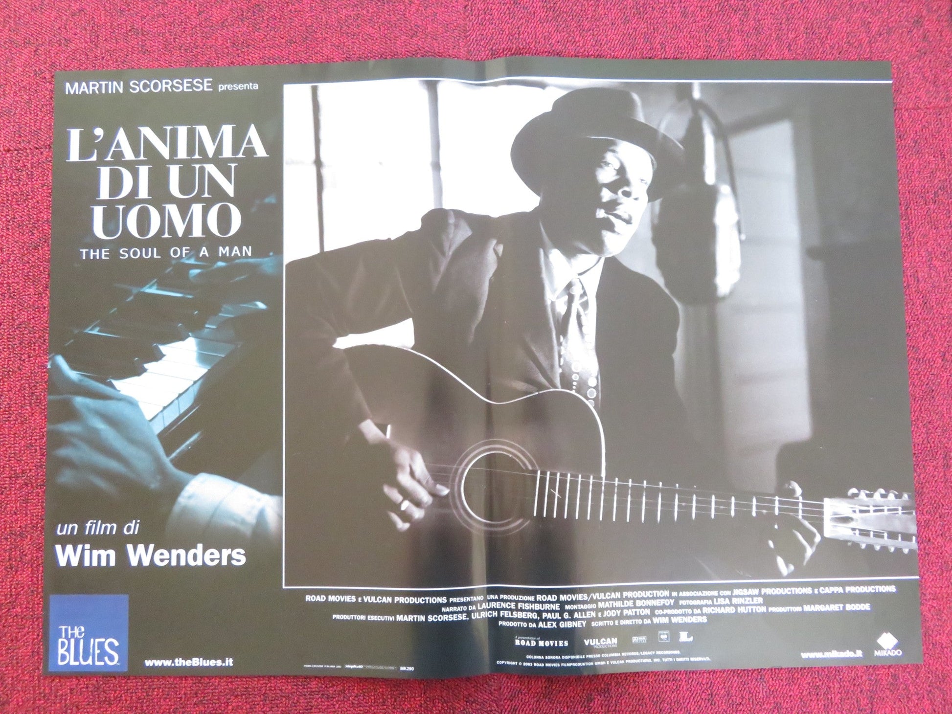 THE SOUL OF A MAN ITALIAN FOTOBUSTA POSTER CHRIS THOMAS KING KEITH B. BROWN 2003 Rendezvous Cinema Movie posters