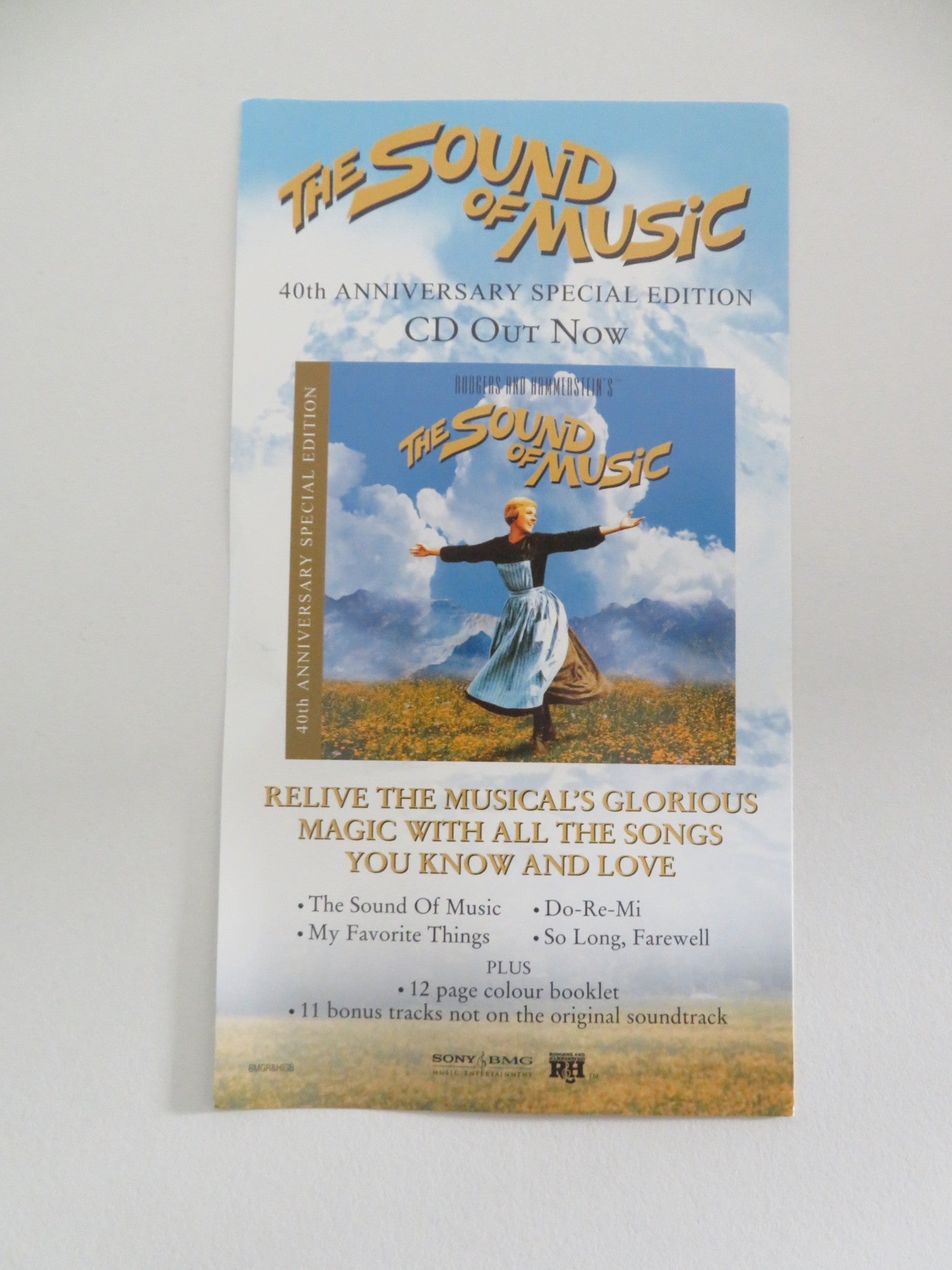 THE SOUND OF MUSIC - C (DVD) JULIE ANDREWS CHRISTOPHER PLUMMER 1965 REGION 2 Movie posters