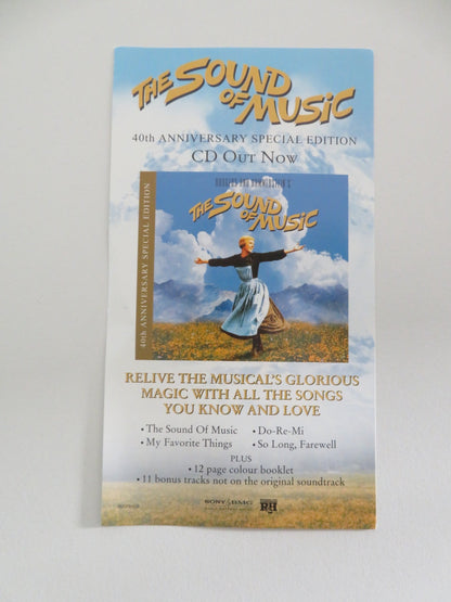 THE SOUND OF MUSIC - C (DVD) JULIE ANDREWS CHRISTOPHER PLUMMER 1965 REGION 2 Movie posters