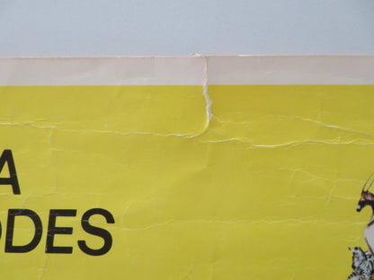 THE SOUTHERN STAR US INSERT POSTER GEORGE SEGAL URSULA ANDRESS 1969 Rendezvous Cinema Movie posters