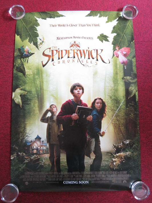 THE SPIDERWICK CHRONICLES - B US ONE SHEET ROLLED POSTER FREDDIE HIGHMORE 2008 Rendezvous Cinema Movie posters