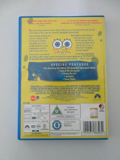 The SpongeBob SquarePants Movie (DVD) Tom Kenny Clancy Brown 2004 Region 2 Movie posters
