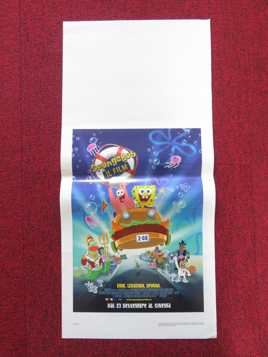 THE SPONGEBOB SQUAREPANTS MOVIE ITALIAN LOCANDINA POSTER TOM KENNY 2005 Rendezvous Cinema Movie posters