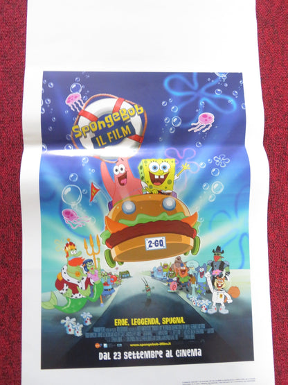 THE SPONGEBOB SQUAREPANTS MOVIE ITALIAN LOCANDINA POSTER TOM KENNY 2005 Rendezvous Cinema Movie posters