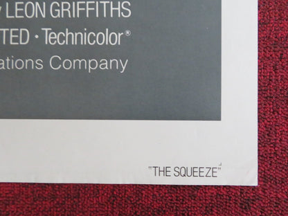 THE SQUEEZE FOLDED US ONE SHEET POSTER STACY KEACH DAVID HEMMINGS E. FOX 1977 Rendezvous Cinema Movie posters