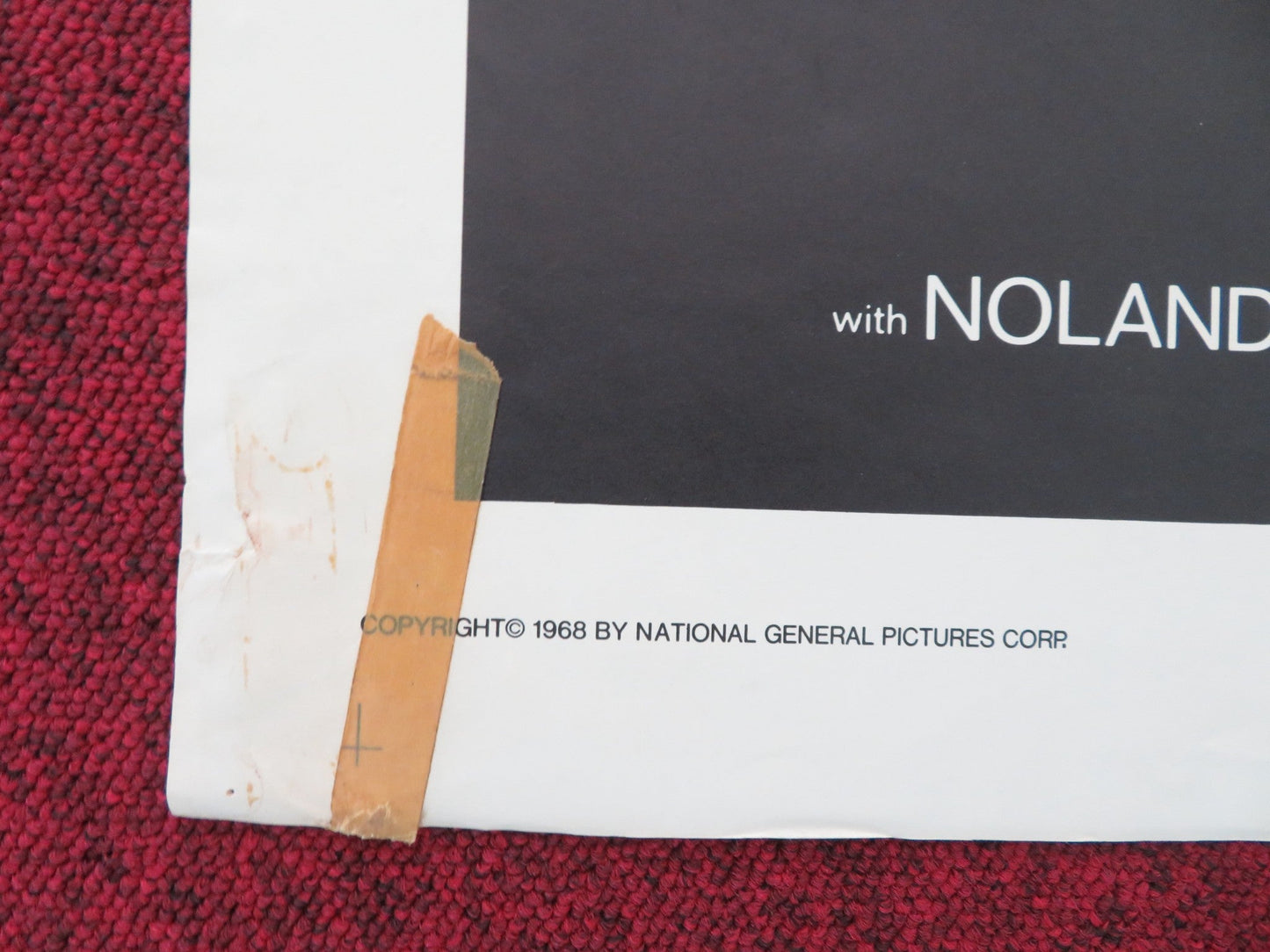 THE STALKING MOON - B FOLDED US ONE SHEET POSTER GREGORY PECK MARIE SAINT 1968 Movie posters