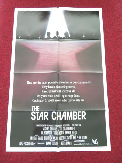 The Star Chamber Folded US One Sheet Poster Michael Douglas Kotto 1983 Movie posters