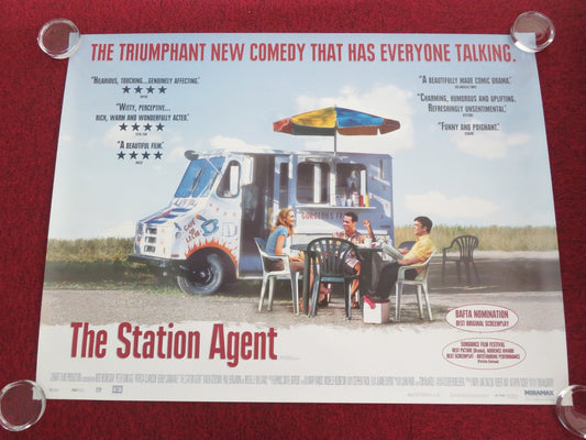 The Station Agent UK Quad Rolled Poster Peter Dinklage Paul Benjamin 2003 Movie posters