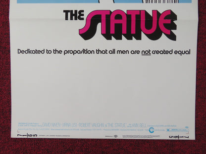 THE STATUE US INSERT POSTER DAVID NIVEN VIRNA LISI 1971 Rendezvous Cinema Movie posters