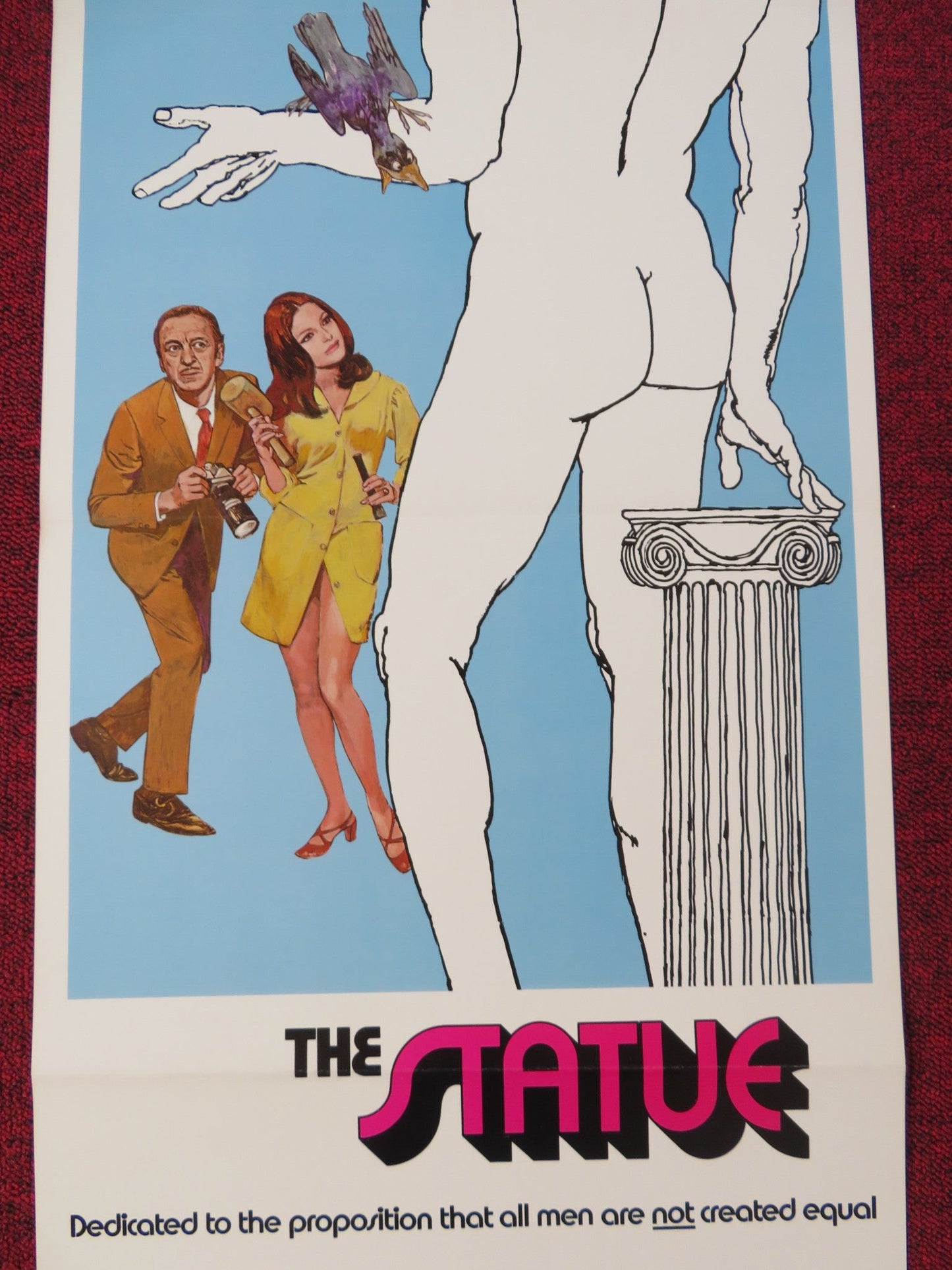 THE STATUE US INSERT POSTER DAVID NIVEN VIRNA LISI 1971 Rendezvous Cinema Movie posters