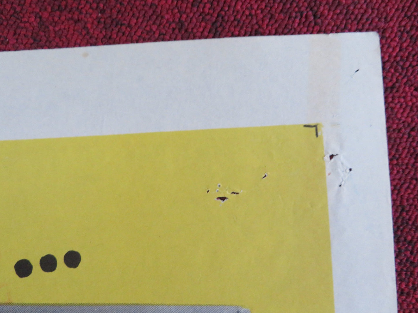 THE STEEL CAGE FOLDED US ONE SHEET POSTER PAUL KELLY MAUREEN O'SULLIVAN 1954 Rendezvous Cinema Movie posters