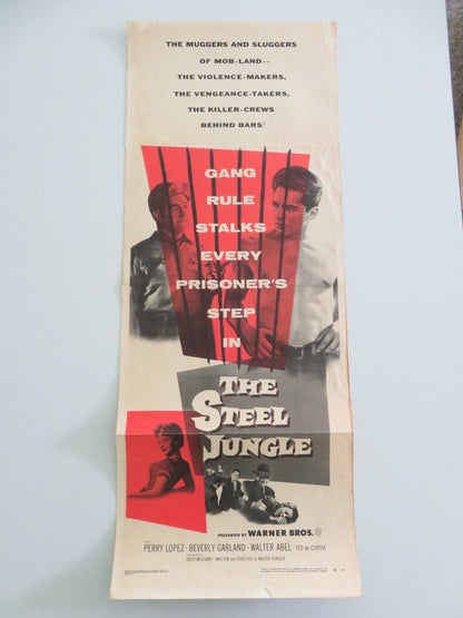 The Steel Jungle US Insert Poster Perry Lopez Beverly Garland 1956 Movie posters