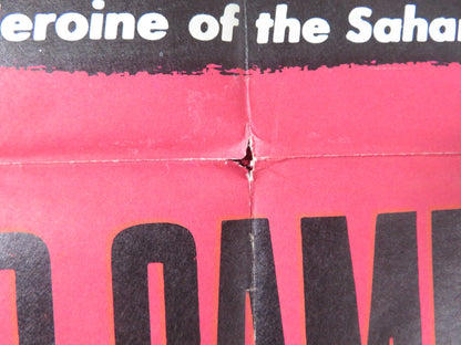 THE STEEL LADY FOLDED US ONE SHEET POSTER ROD CAMERON TAB HUNTER 1953 Rendezvous Cinema Movie posters