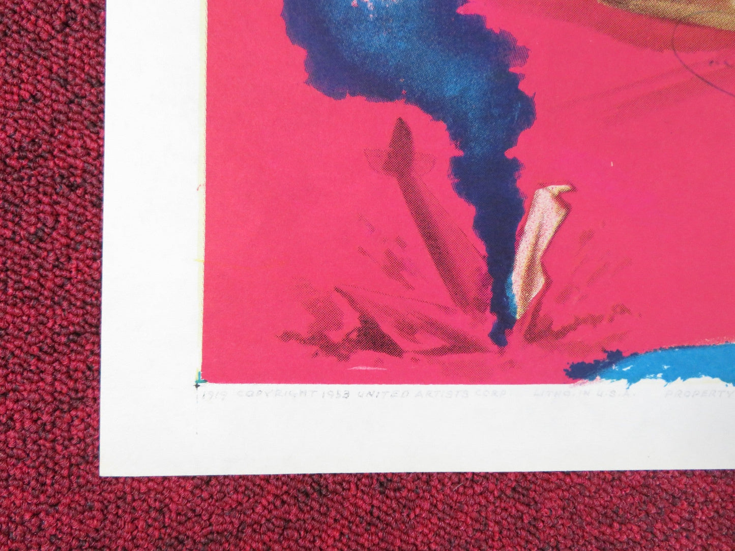 THE STEEL LADY FOLDED US ONE SHEET POSTER ROD CAMERON TAB HUNTER 1953 Rendezvous Cinema Movie posters